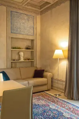 Area soggiorno di Casa del Sarto