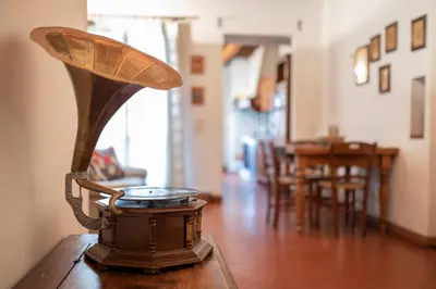 Area soggiorno di Pepi Dining at the sunrise Florence