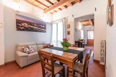 Area soggiorno di Pepi Dining at the sunrise Florence