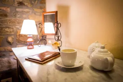 Set per la preparazione di tè e caffè presso Casa Al Bosco