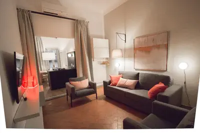 Area soggiorno di Yome - appartamento con una camera da letto - Acqua