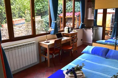 Area soggiorno di Villa Porta Romana - Family country house in the heart of Florence