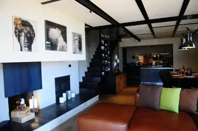 Area soggiorno di Olive Luxury Chianti House