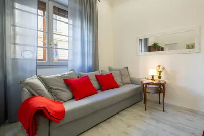 Area soggiorno di Central Station Apartment by Mmega