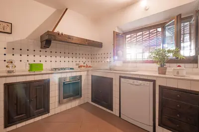Cucina o angolo cottura di Portion of Villa with Private pool