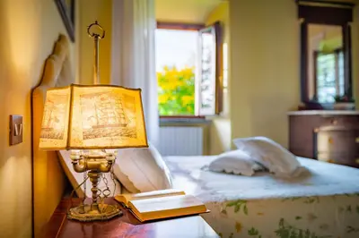 Letto o letti in una camera di Portion of Villa with Private pool