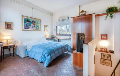 Letto o letti in una camera di Casa Di Bruno