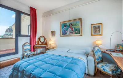 Letto o letti in una camera di Casa Di Bruno