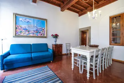 Area soggiorno di Space, comfort and beauty near Ponte Vecchio