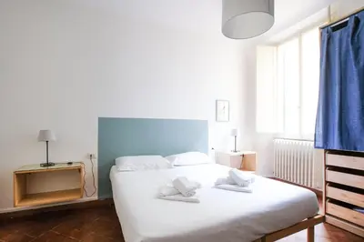 Letto o letti in una camera di Space, comfort and beauty near Ponte Vecchio