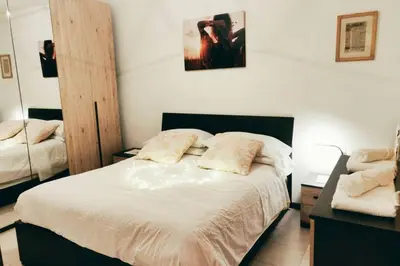 Letto o letti in una camera di Castelnuovo Flat with Elevator and Free Parking