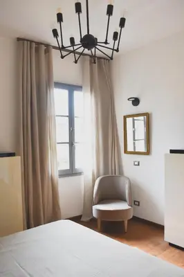 Letto o letti in una camera di Del Giglio's Luxury apartment in Piazza della Signoria