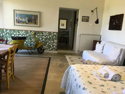 Letto o letti in una camera di Welcome in Toscana