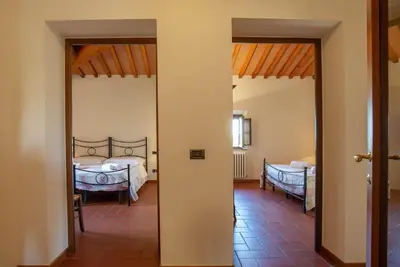 Letto o letti in una camera di Live Tuscany! Apartment on the hills of Florence!