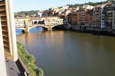 Vista sul fiume nelle vicinanze dell'appartamento