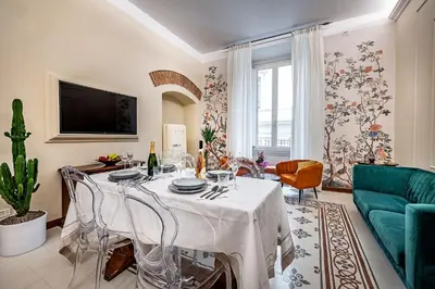 TV o dispositivi per l'intrattenimento presso THREE APARTMENTS Via Roma