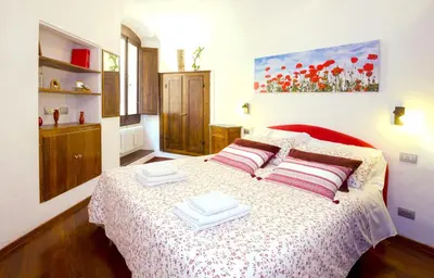 Letto o letti in una camera di Old Convent in Via De Neri