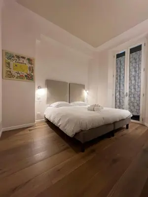 Letto o letti in una camera di Bed&Bed Cassia