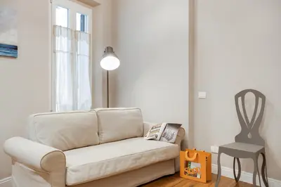 Area soggiorno di GuestHost - Palazzo Pitti & Ponte Vecchio Cozy Flat