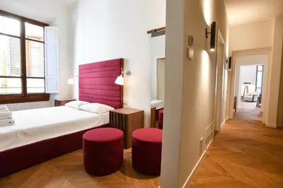 Letto o letti in una camera di Cappelle Medicee Luxury Flat