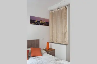 Letto o letti in una camera di Nice portion of property near Santa Croce