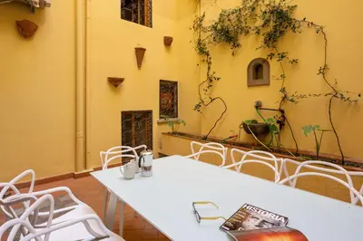 Area soggiorno di GuestHost - Palazzo Pitti Apartment with Terrace