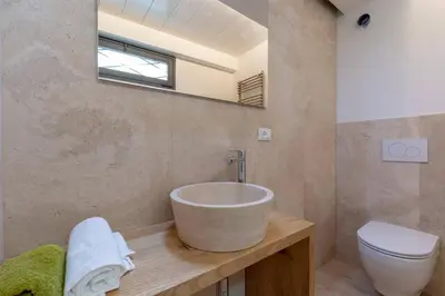 Bagno di Luxury Home Florence terrazza vista Firenze