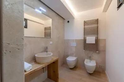 Bagno di Luxury Home Florence terrazza vista Firenze