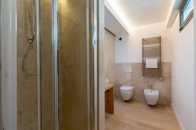 Bagno di Luxury Home Florence terrazza vista Firenze