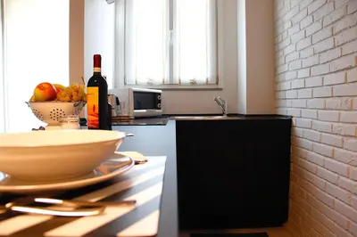 Cucina o angolo cottura di Colorful Pied-à-Terre _ Via Gioberti
