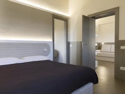 Letto o letti in una camera di Apartment Tipologia Bilo 04 pax by Interhome