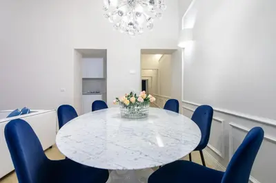 Area soggiorno di Luxury Blue Duomo by Mmega