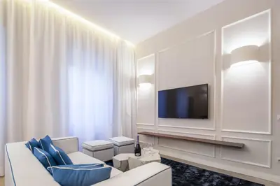 TV o dispositivi per l'intrattenimento presso Luxury Blue Duomo by Mmega