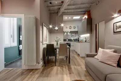 Area soggiorno di Neri apartment