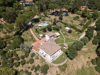 Vista aerea di Villa Collesole by Mmega
