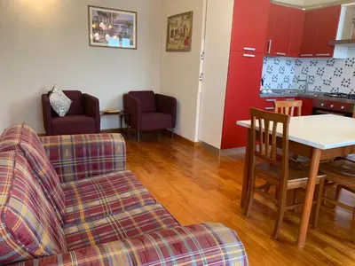 Area soggiorno di Donatello Apartment