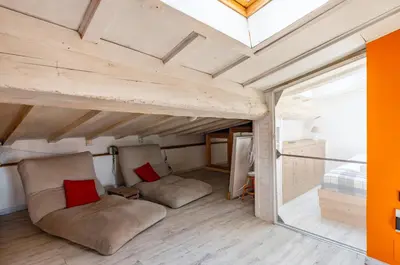 Area soggiorno di GuestHost - Gioberti Cozy Apartment con Terrazzo