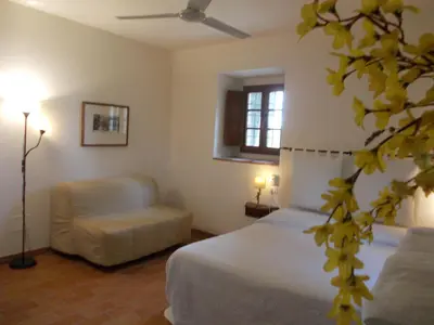 Letto o letti in una camera di Il Palagetto