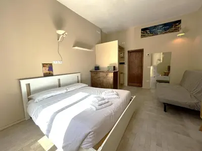 Letto o letti in una camera di Appartamento Firenze Mayer