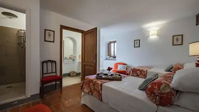Letto o letti in una camera di Salve Regina