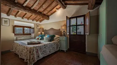 Letto o letti in una camera di Salve Regina