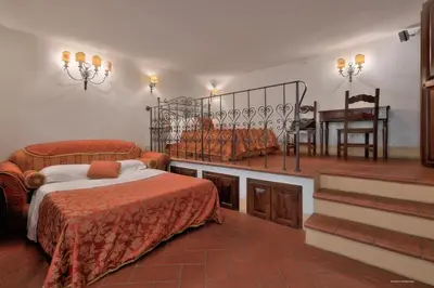 Letto o letti in una camera di First of Florence