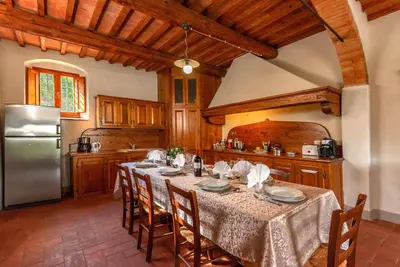 Cucina o angolo cottura di Casale del Lago