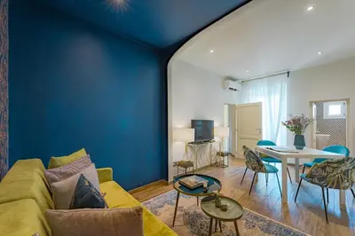 Area soggiorno di Via Macci, 59 - Florence Charming Apartments - Stylish apartments in a vibrant neighborhood with so comfortable beds!