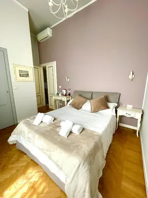 Letto o letti in una camera di B&B Dimora Sassetti 6