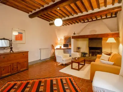 Area soggiorno di Apartment Il Poggio by Interhome