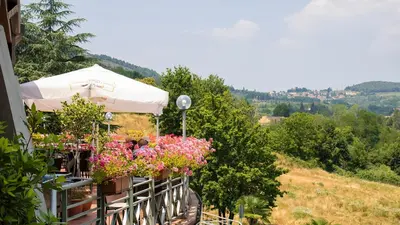 Paesaggio naturale nelle vicinanze di questo campeggio di lusso