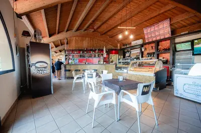 Area soggiorno di Glamping Florence