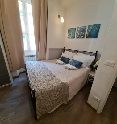 Letto o letti in una camera di Soggiorno dell Agnolo
