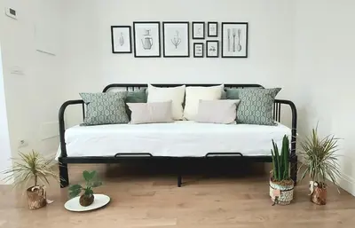 Letto o letti in una camera di Castle Rooms